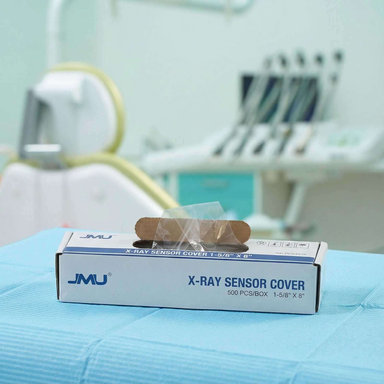 500PCS/Box JMU Dental X-Ray Sensor Covers Disposable Sensor Sleeves 2 Sizes