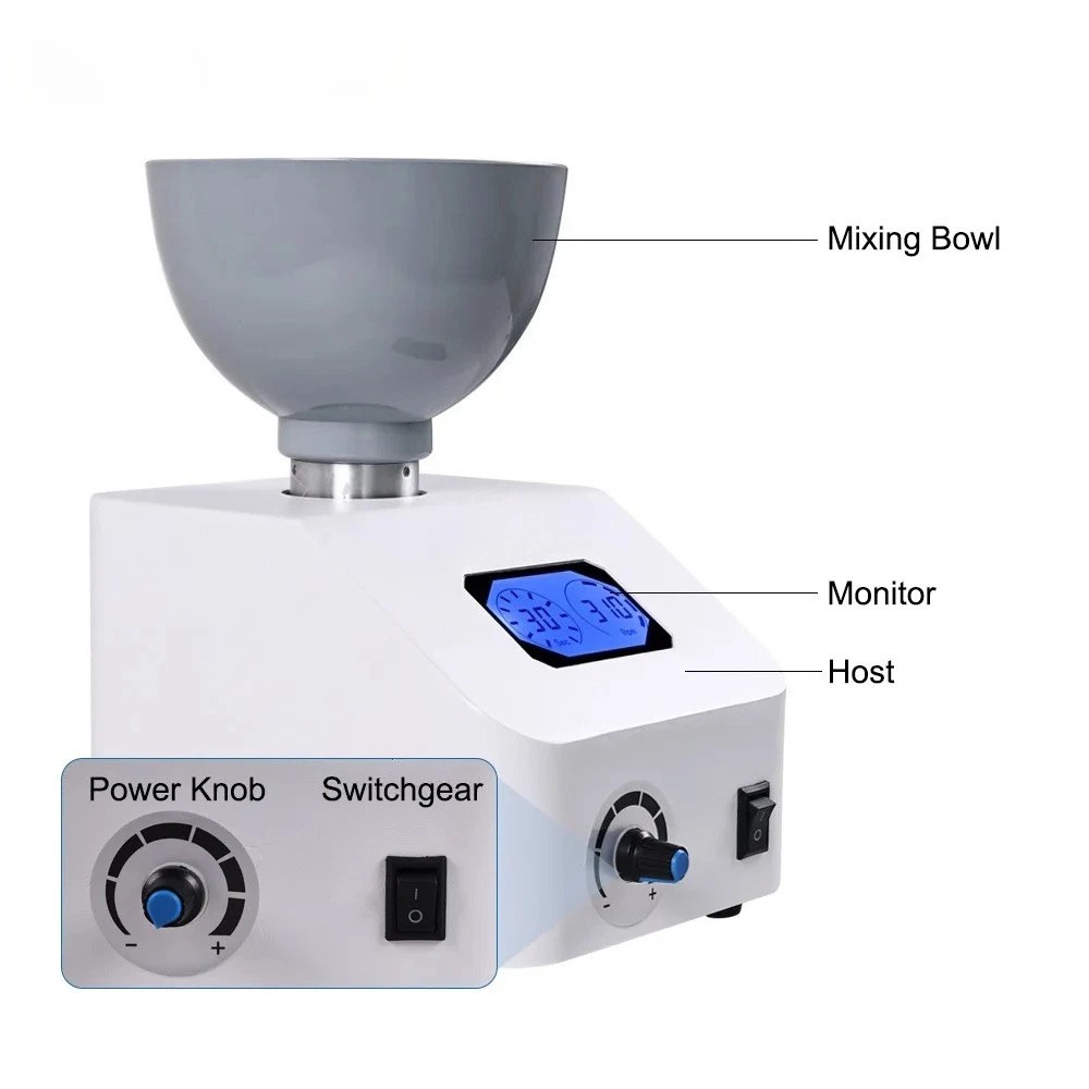 Dental Impression Alginate Mixer 300rpm Dental Printing Material Gypsum Blender