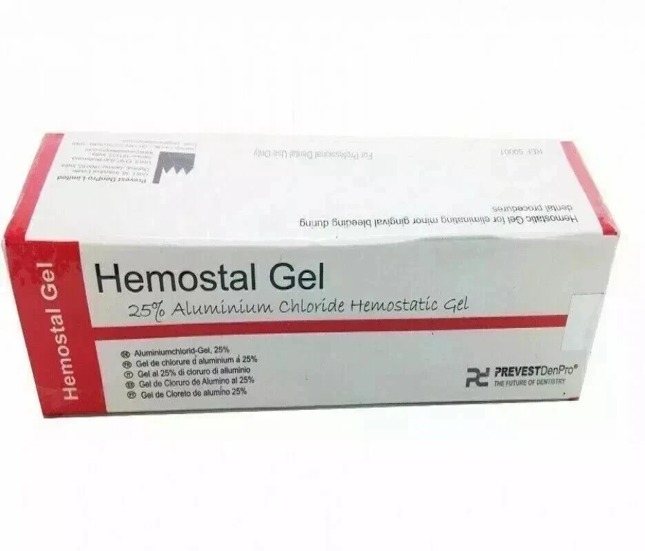 Prevest Denpro Hemostal Gel 25% Aluminium Chloride Hemostatic Agent dental care