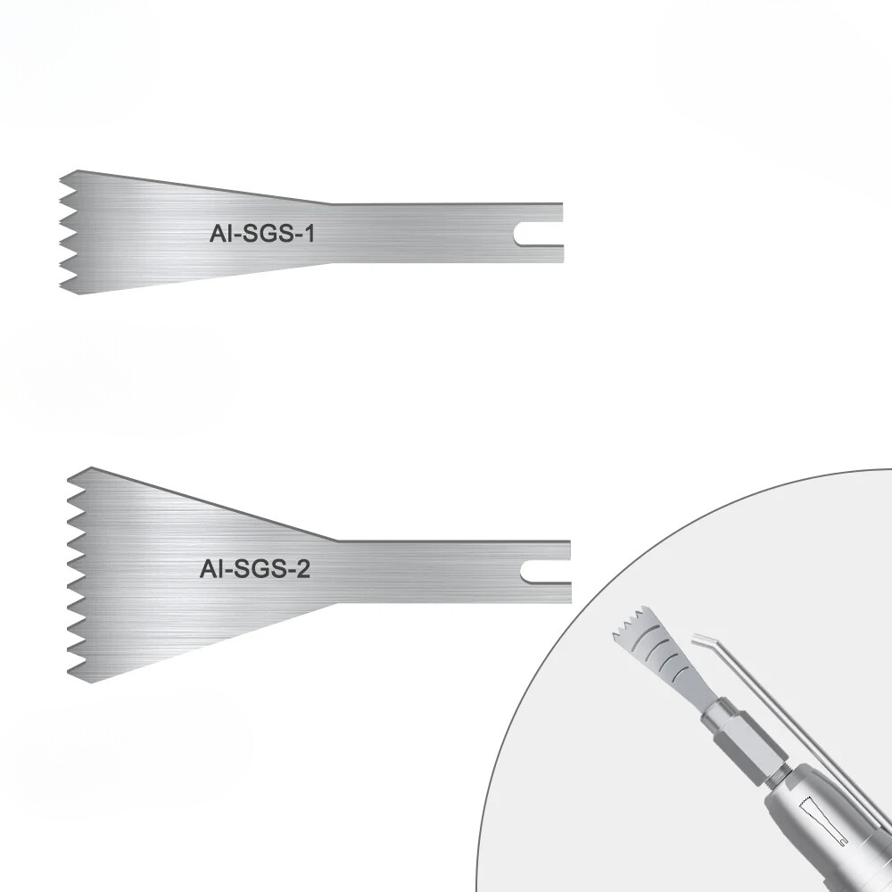 Dental Handpiece Saw Blades Y Shape Bone Cutting Cut Micro Saw 6mm+10mm Implant