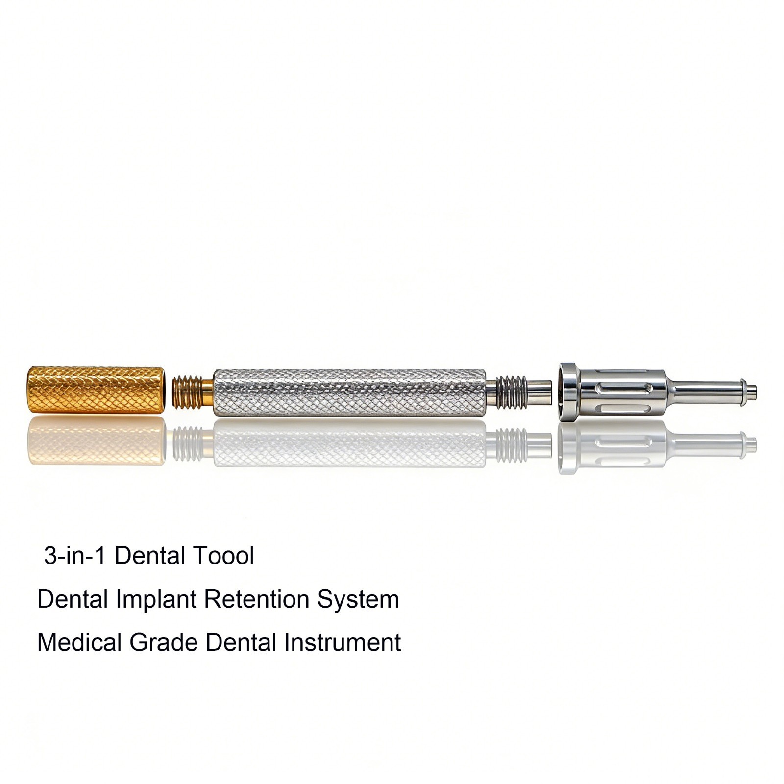 US Multi Function 3-in-1 Dental Legacy Locator Abutment Driver Tool Male Remover
