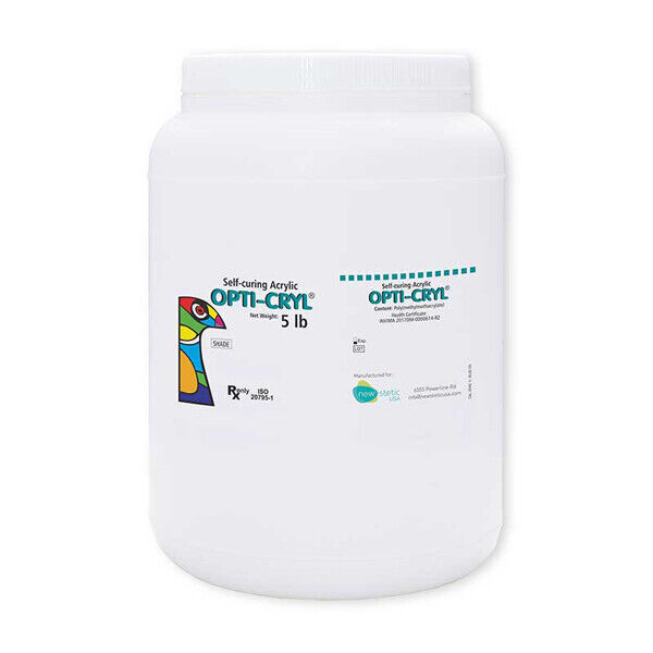 Opti-Cryl Self Curing Acrylic Resin Powder 5lb