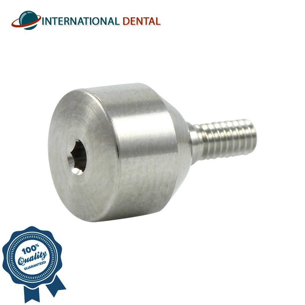 10 Titanium Healing Cap Extra Wide Platform Ø6.3mm Dental Fixture Int Hex 2.42mm
