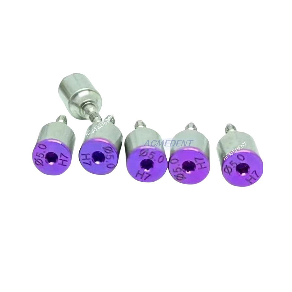 5Pcs Dental Healing Cap Abutment RP NP Fits Nobel NOB ∅3.6 ∅5.0 ∅6.0 H3 H5 H7