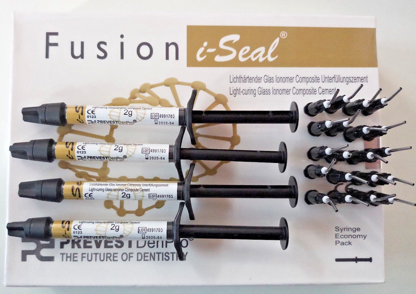 Prevest DenPro Light Curing Glass Ionomer Composite Cement Fusion I-Seal