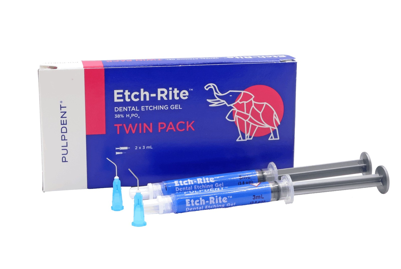 Pulpdent Porcelain Etch 9.6% HF Kit 4×1.2mL + Tips