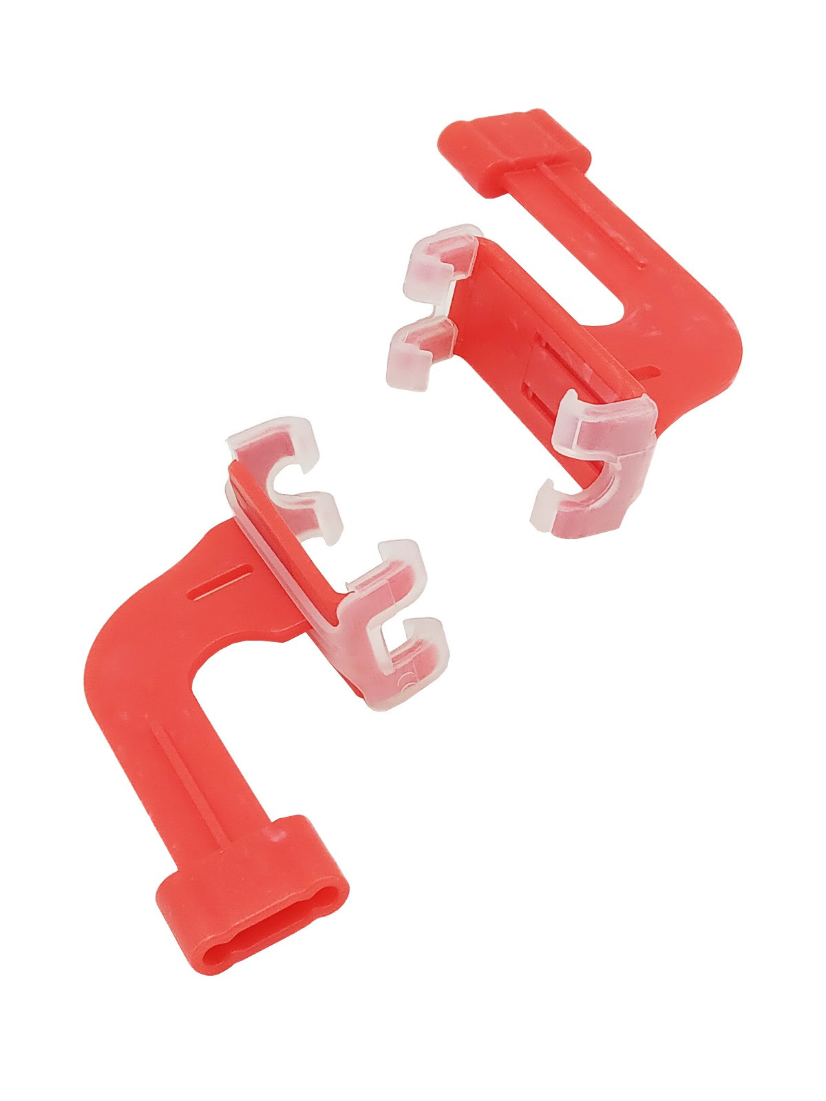 2 pcs Autoclavable Universal Sensor Holder Bitewing Bite Block Horizontal Red