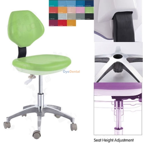 Dental Saddle Rolling Stool Operator Stool Assistant Dentist hygiene Stool Nurse