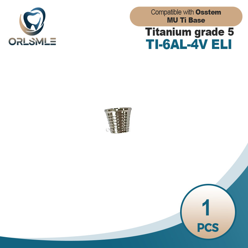 Titanium base for Multi unit compatible with Hiossen Osstem platform D4.8