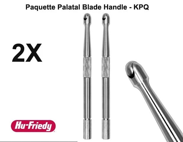 Lot of 2Pcs Hu-Friedy Paquette Palatal Blade Handle – KPQ