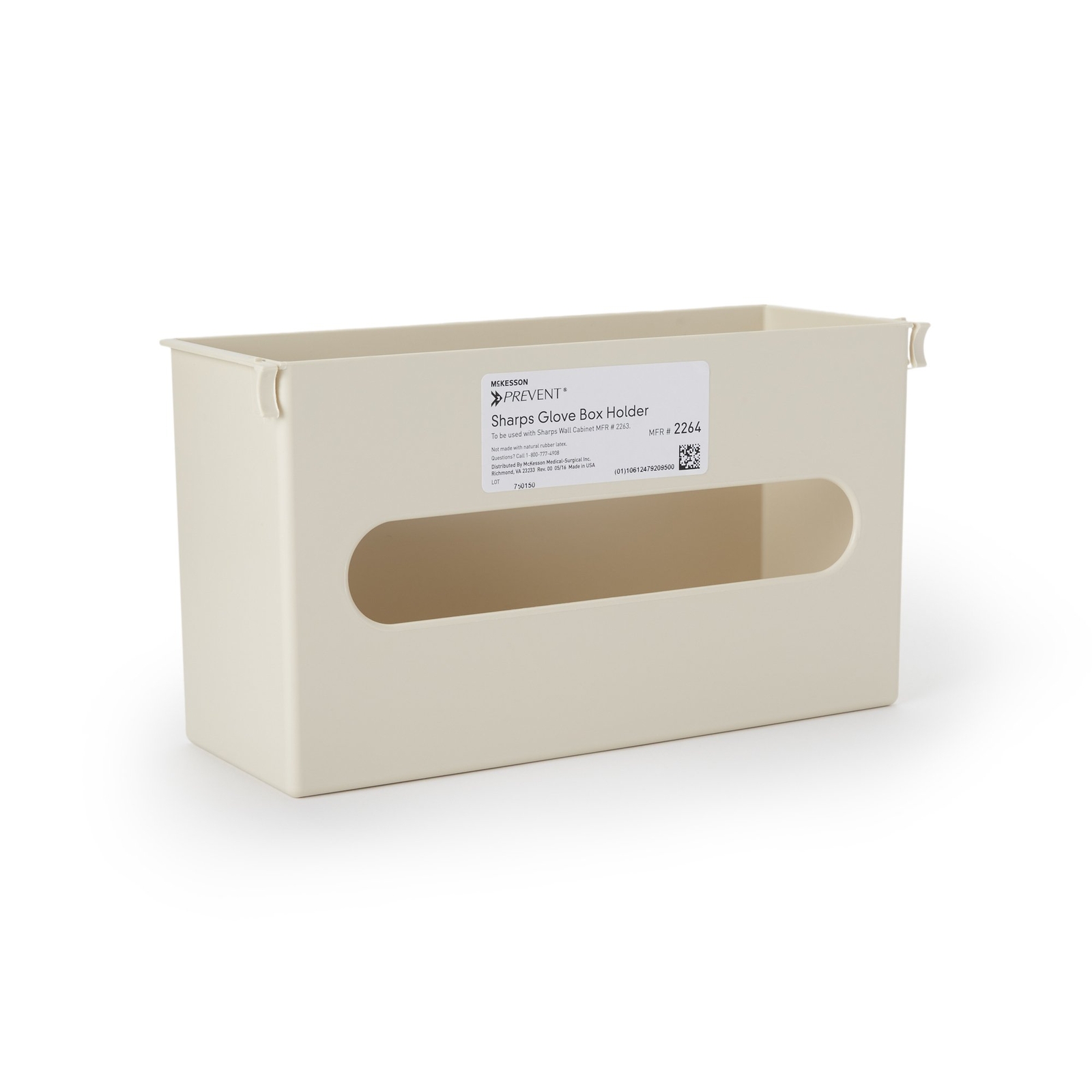 McKesson Prevent Glove Box Holder Putty Plastic 1-Box Capacity 2264 1 Each