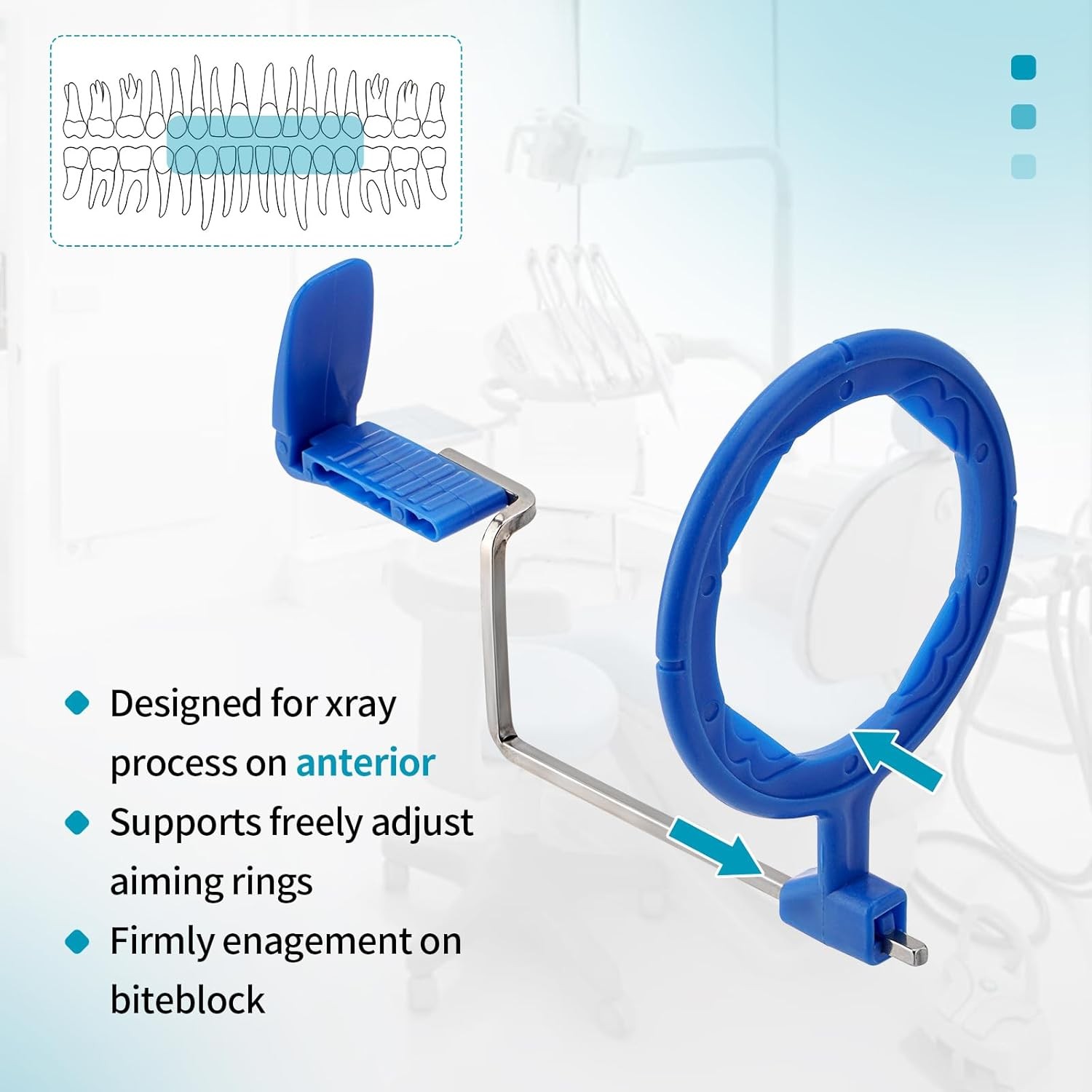 10pcs Dental X-Ray Positioning Dental Sensor Holder Indicator Arm Universal Set
