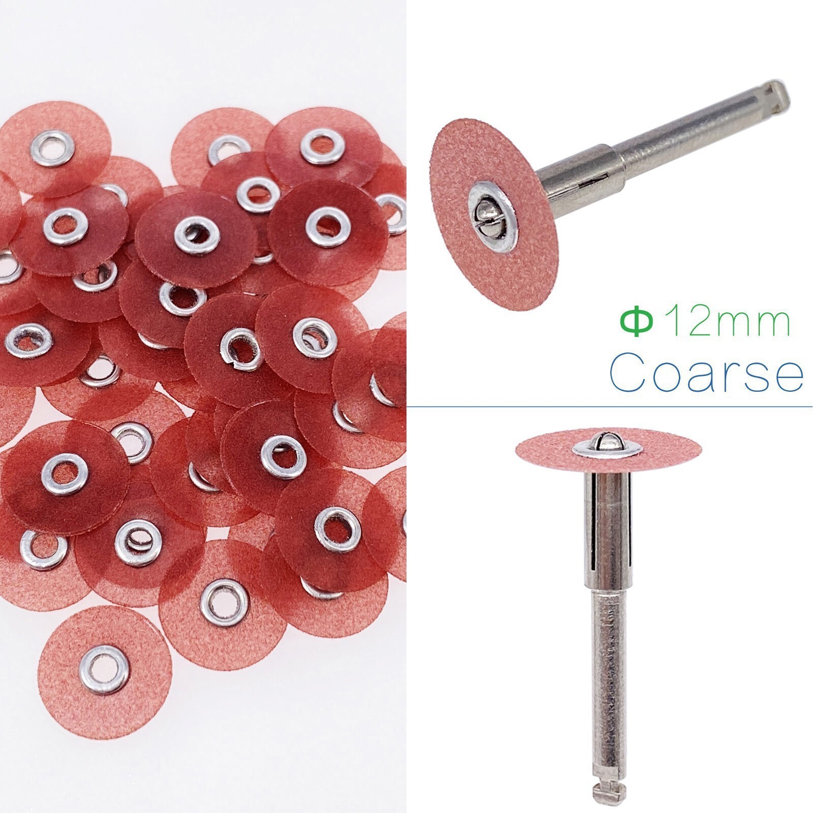 Dental Sof-Lex contouring polishing 2382 Pop-On discs 0.47″ 12mm or Mandrel