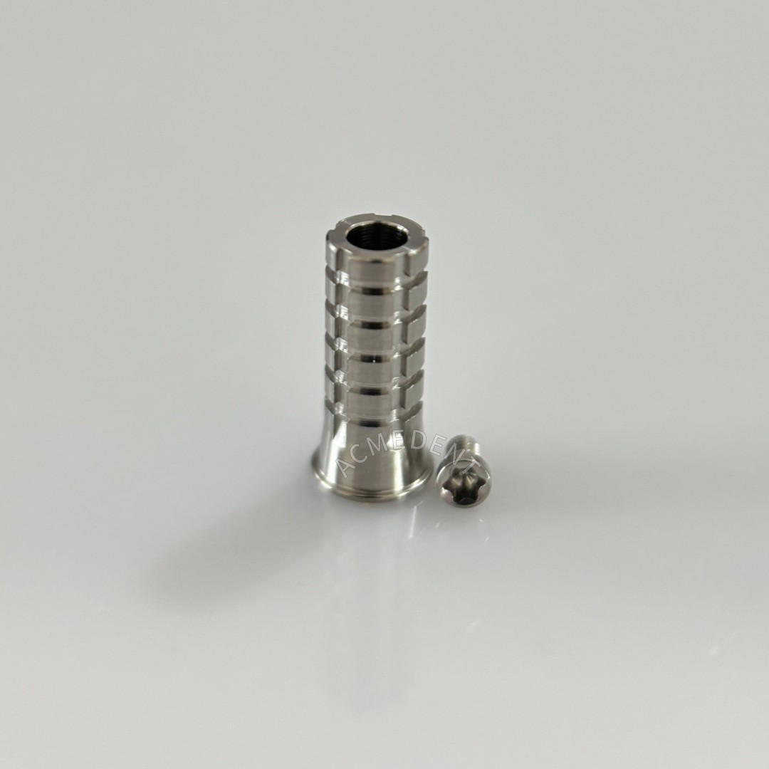 Dental Temporary Abutment Implant Coping Screw 4.6mm GH Fits ITI Straumann