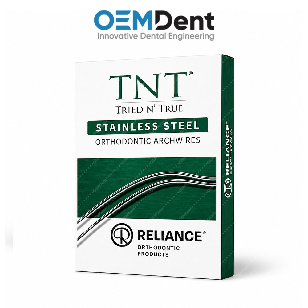 Reliance TNT D-Form Stainless Steel Archwires Upper Lower 25 Pack USA Alloy
