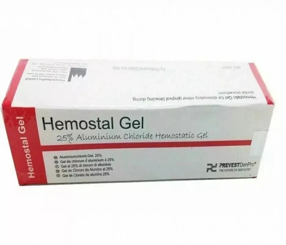 Prevest Denpro Hemostal Gel 25% Aluminium Chloride Hemostatic Agent DentalCareFS