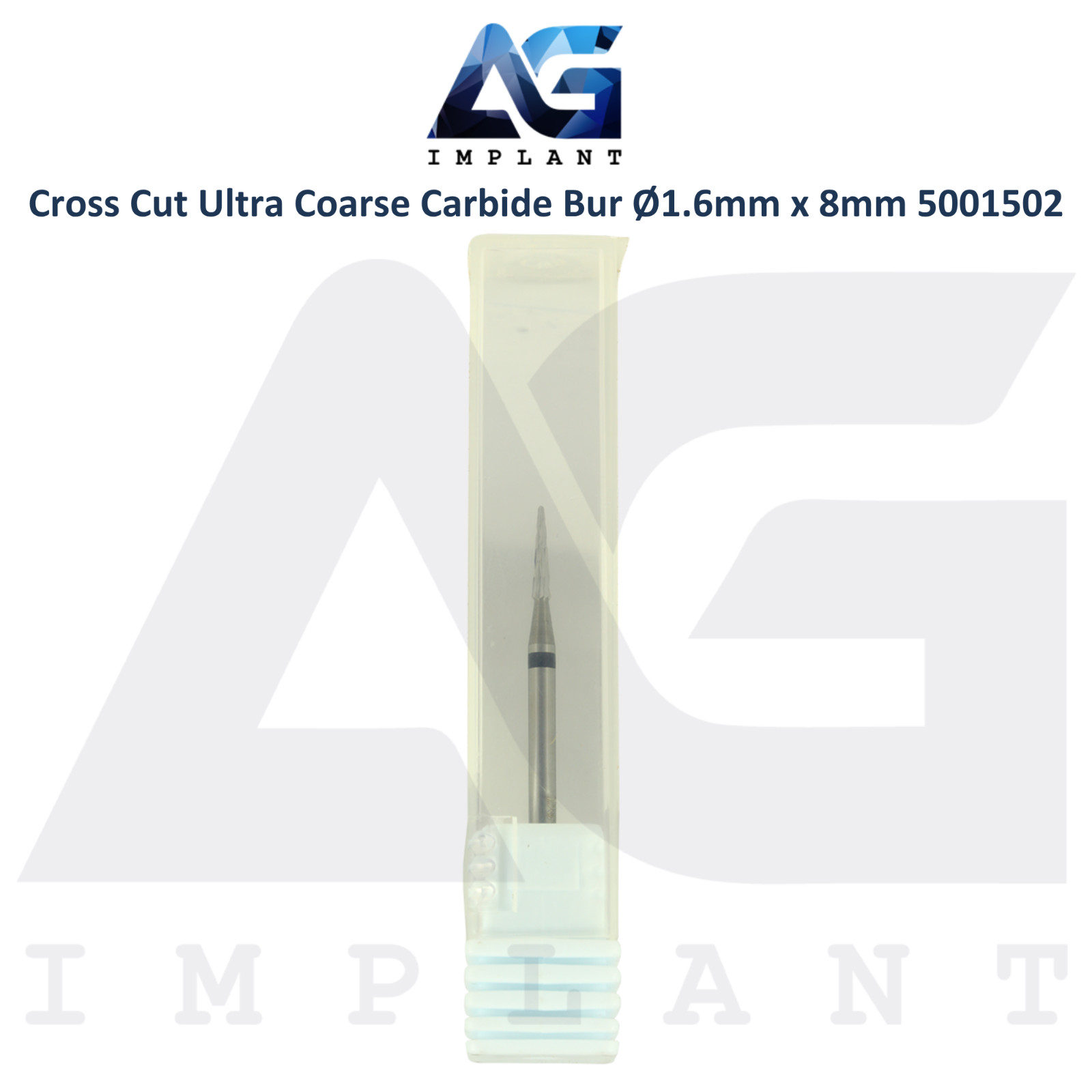 Dental Wilson Cross Cut Ultra Coarse Bur Ø1.6x8mm Straight Edge Carbide 5001502