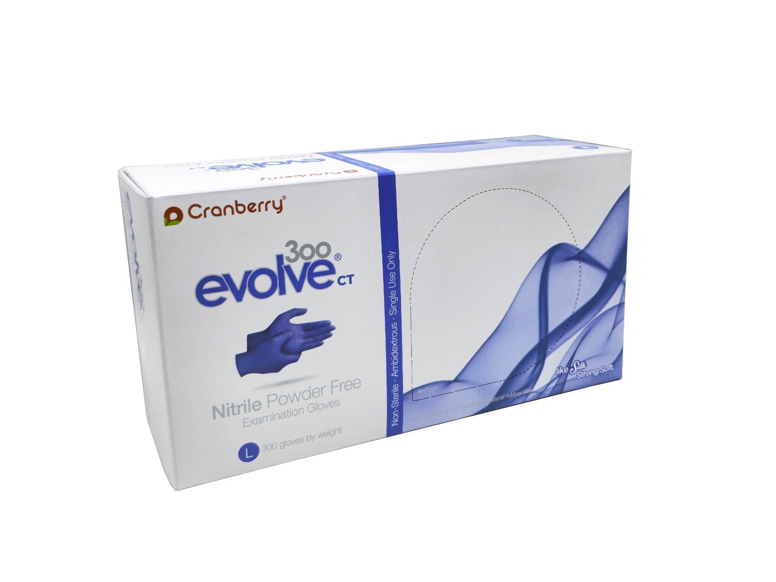 Cranberry Evolve Powder Free Nitrile Medical Grade Powder Free Exam Gloves