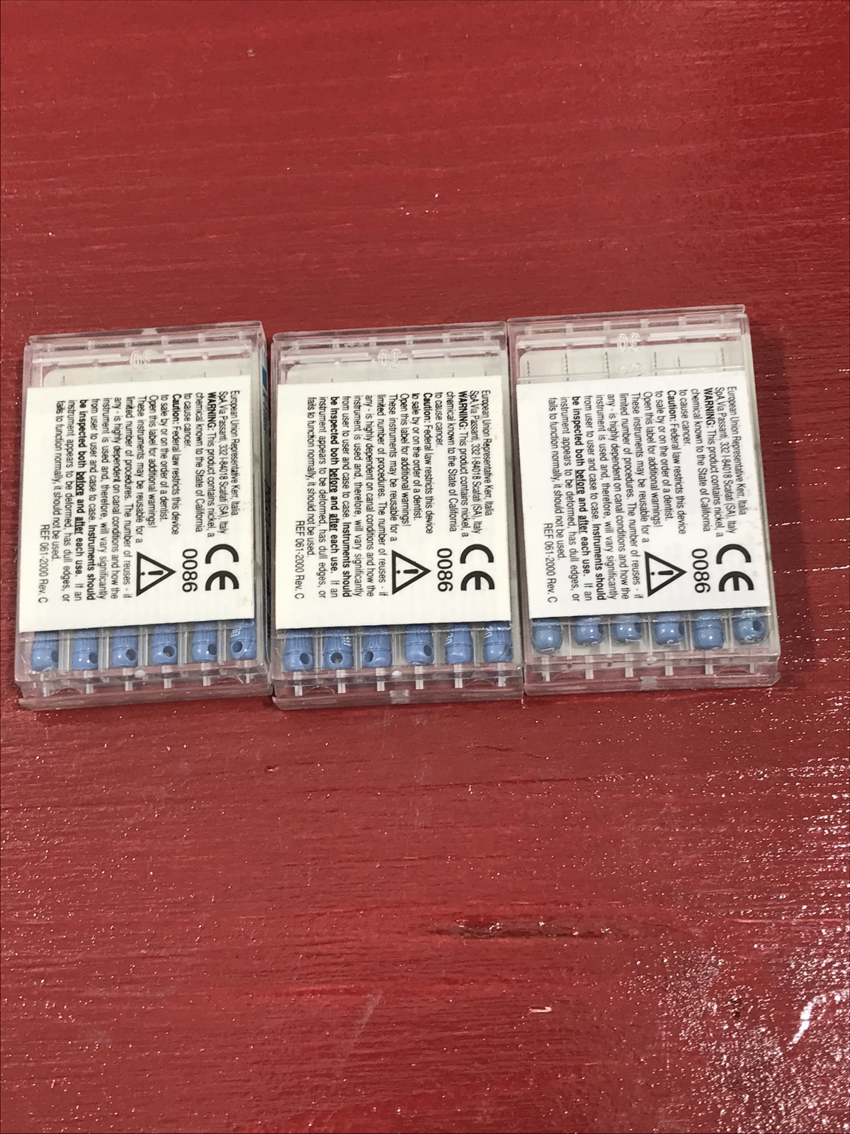 Kerr Sybron Endo Dental Size 30 30mm Stainless Steel K-files 18 files total