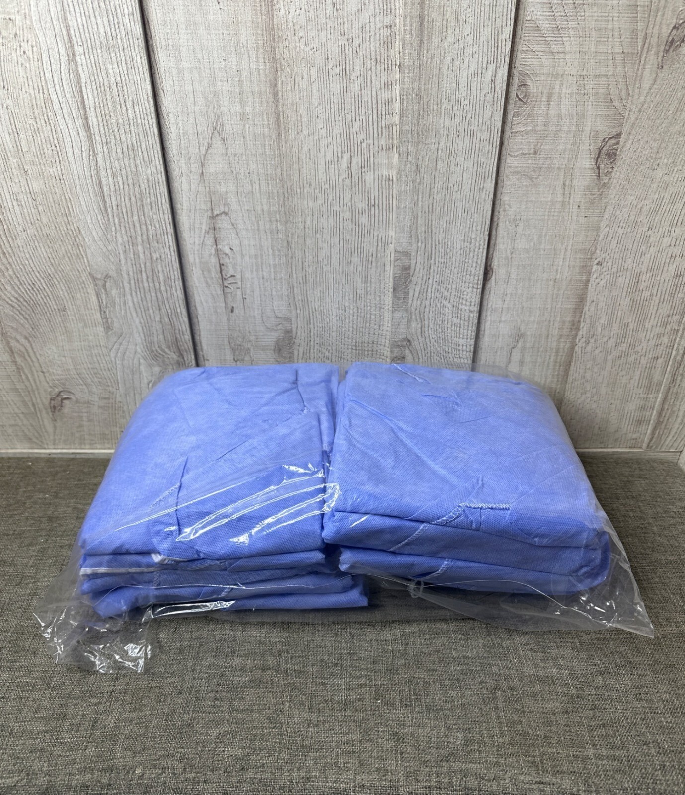 Blue Disposable Isolation Gowns 10 Pack Lightweight