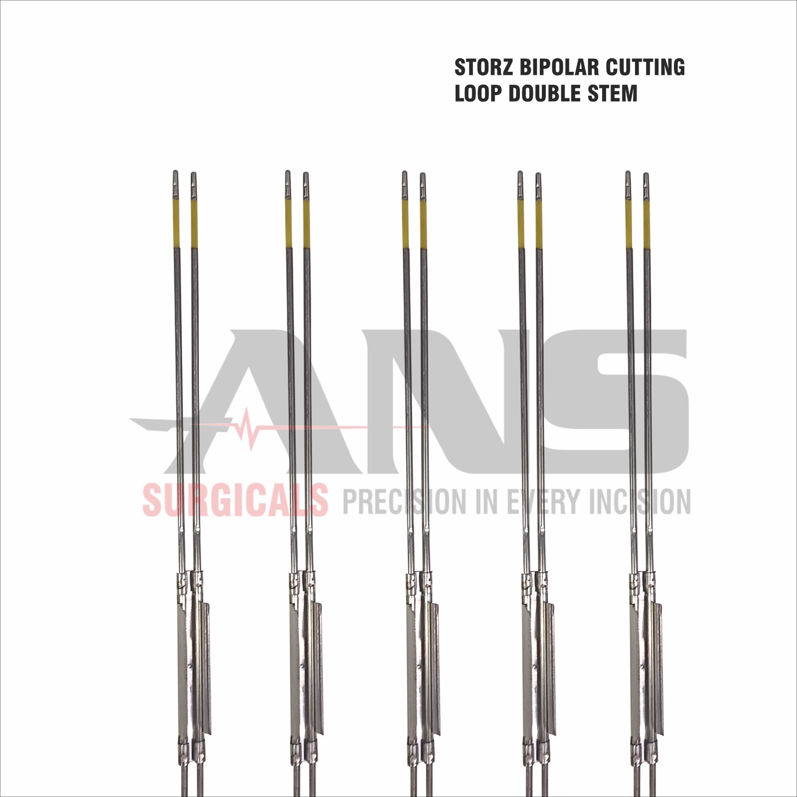 ANS Bipolar Cutting Loop Double Stem Pack of 5