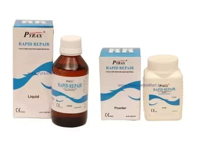 Dental Rapid Repair Self Cure Liquid 100ml & Powder 100gm (Pink) FREE SHIPPING