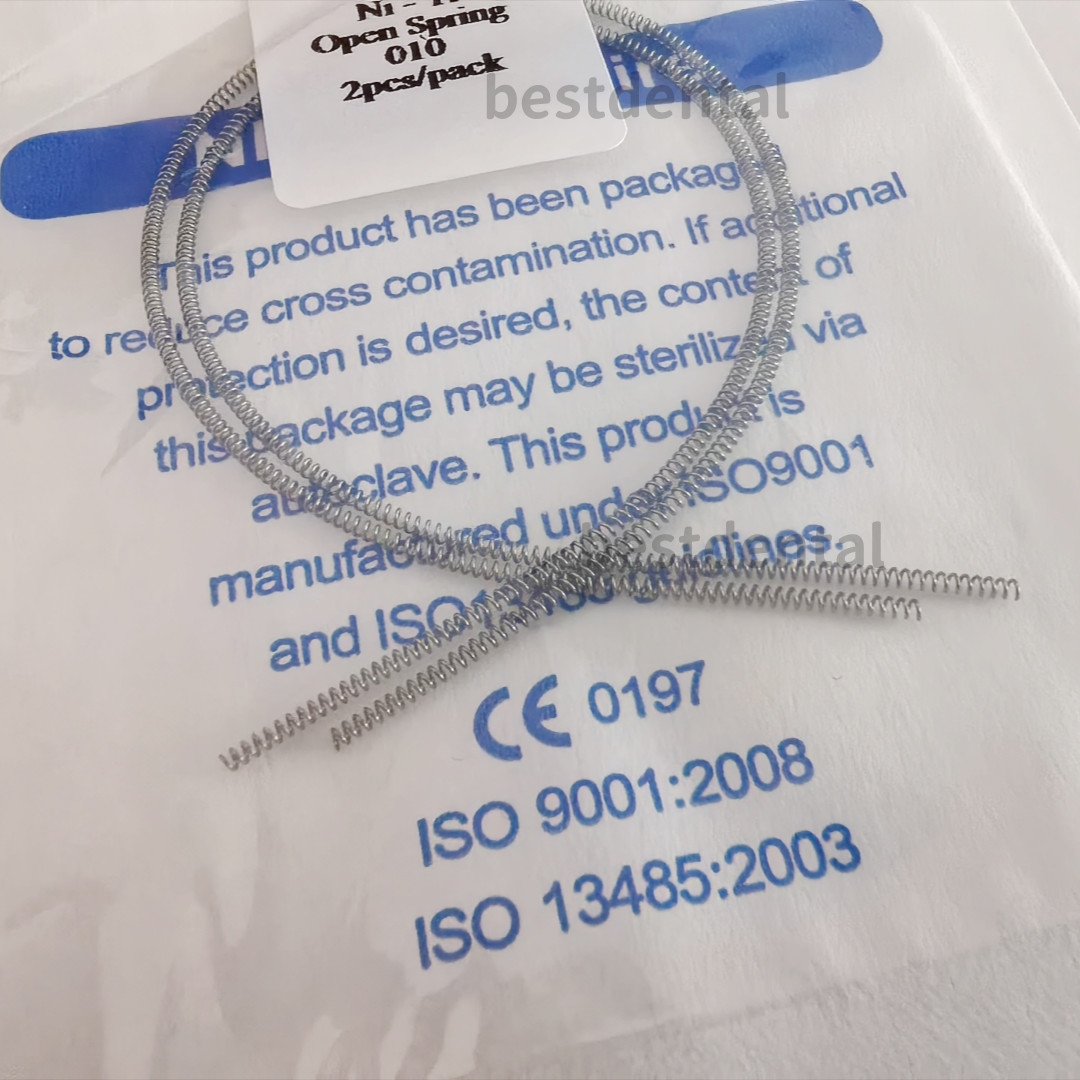 Dental Orthodontic Open Coil Spring NITI Elastic Springs 0.010/0.012 ﻿