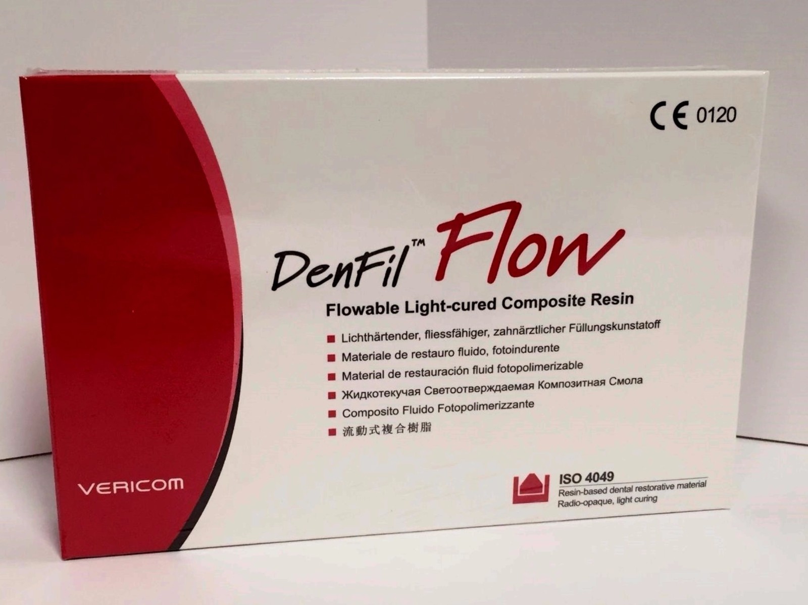 Vericom DenFil Flow Flowable Composite Shade A1 4 x 2g Syr. + 20 Tip EXP:2025-09