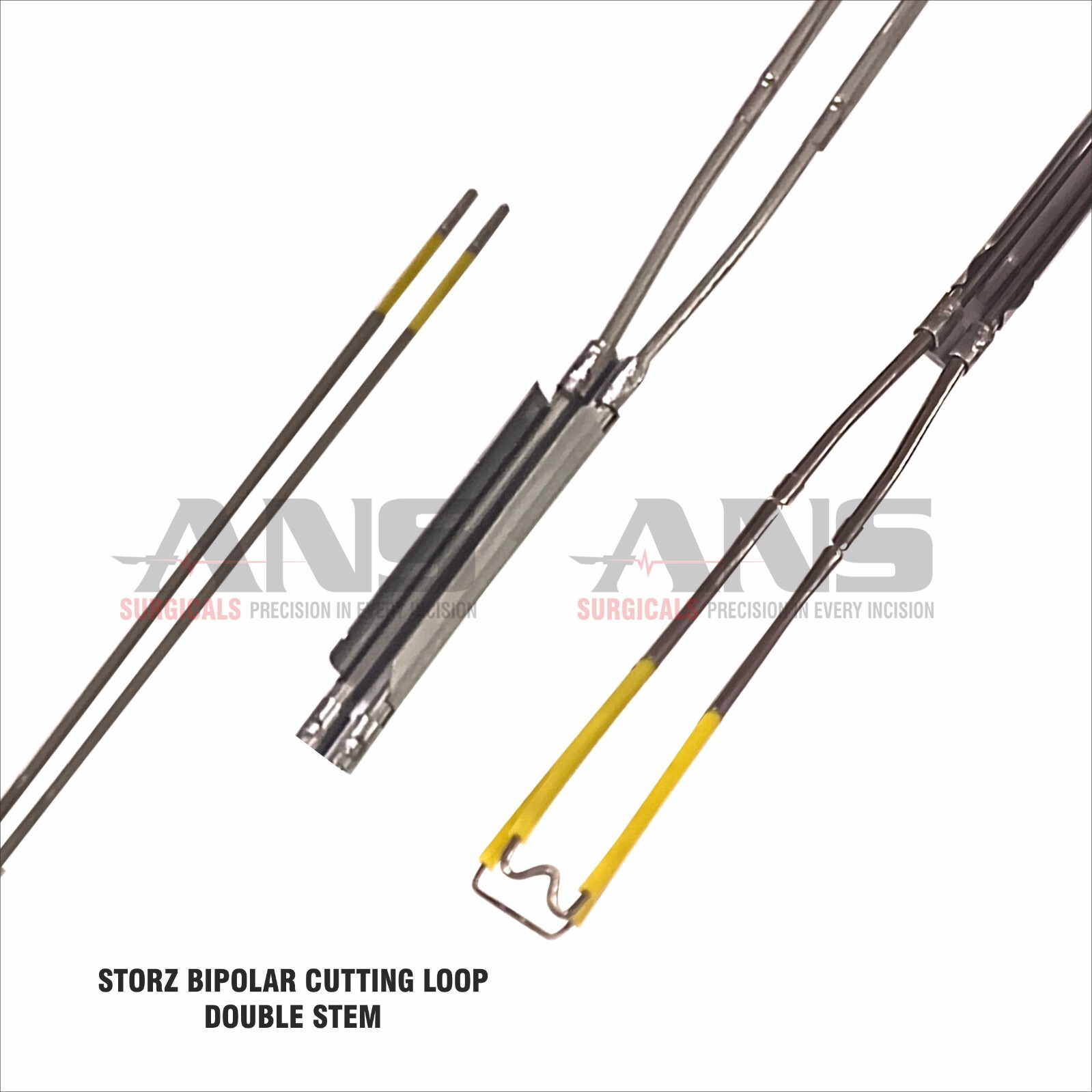 ANS Bipolar Cutting Loop Double Stem Pack of 5