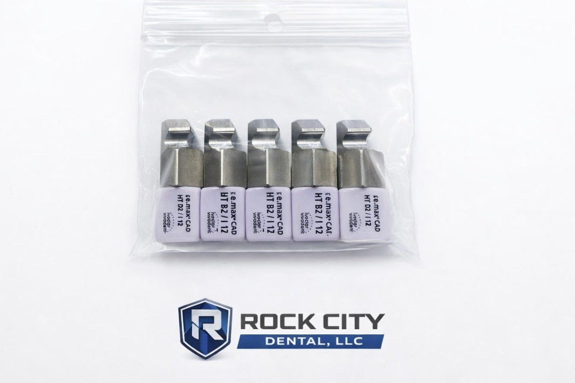 IPS e.max CAD HT Blocks – Mixed Shade Lot (5 Total)