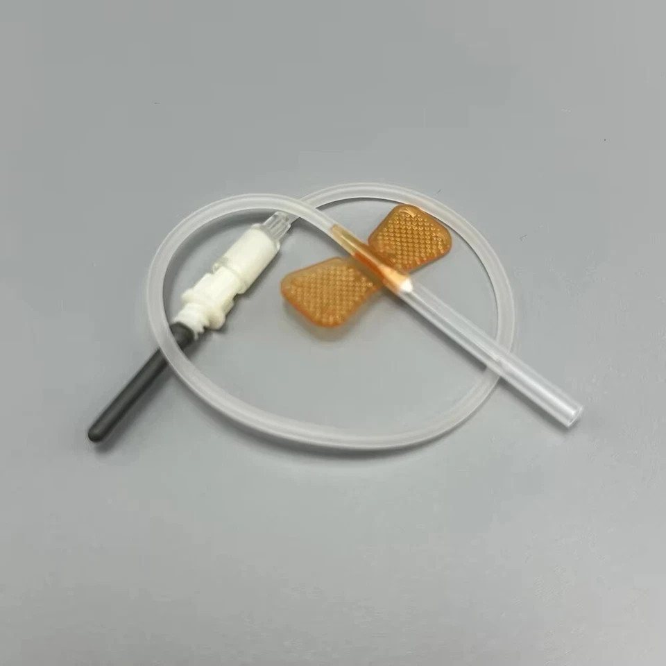New 50Pcs Disposable Safety Blood Collection Tips with Wing Individually Wrapped