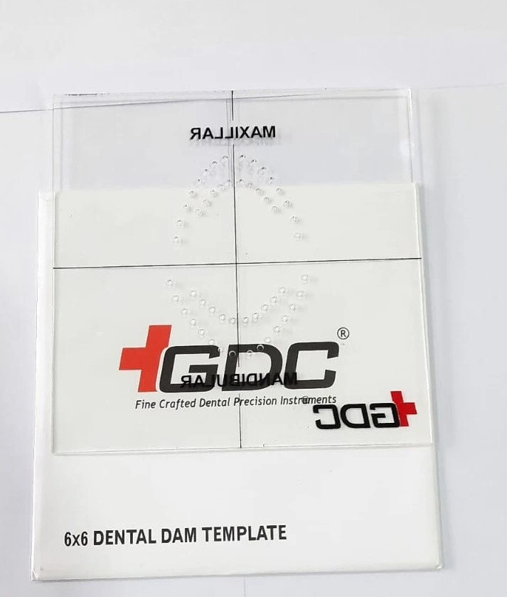 Dental GDC Rubber Dam Complete Kit with Clamps/Forceps/Dam Sheets (Free Ship)