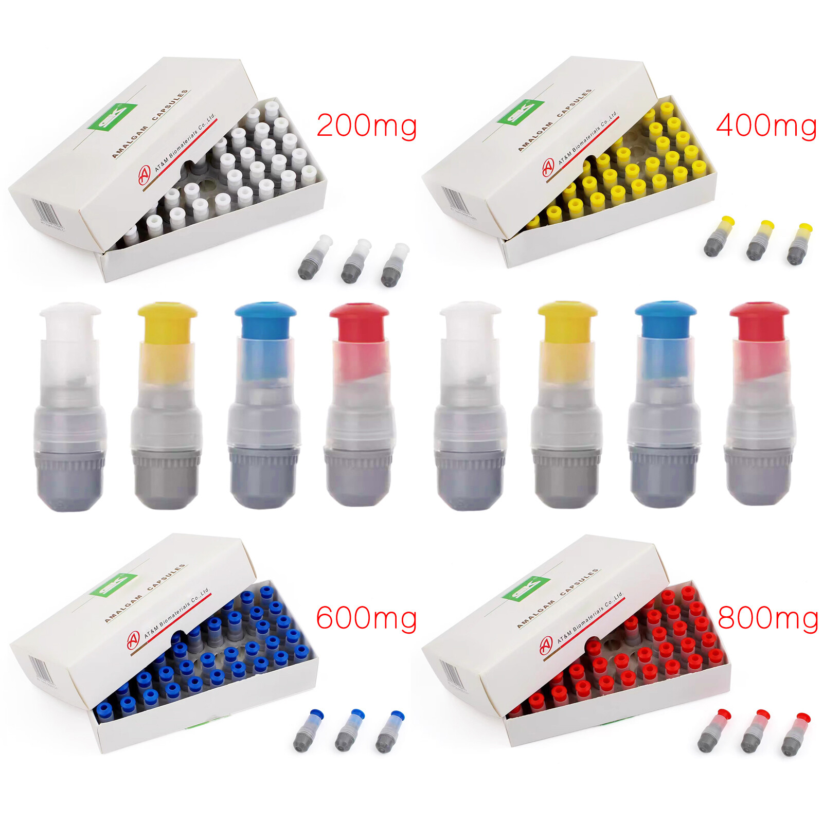 Amalgam Dental Alloy 1/2/3 Spill Regular Set 200mg/ 400mg/600mg/800mg ,Zinc Free