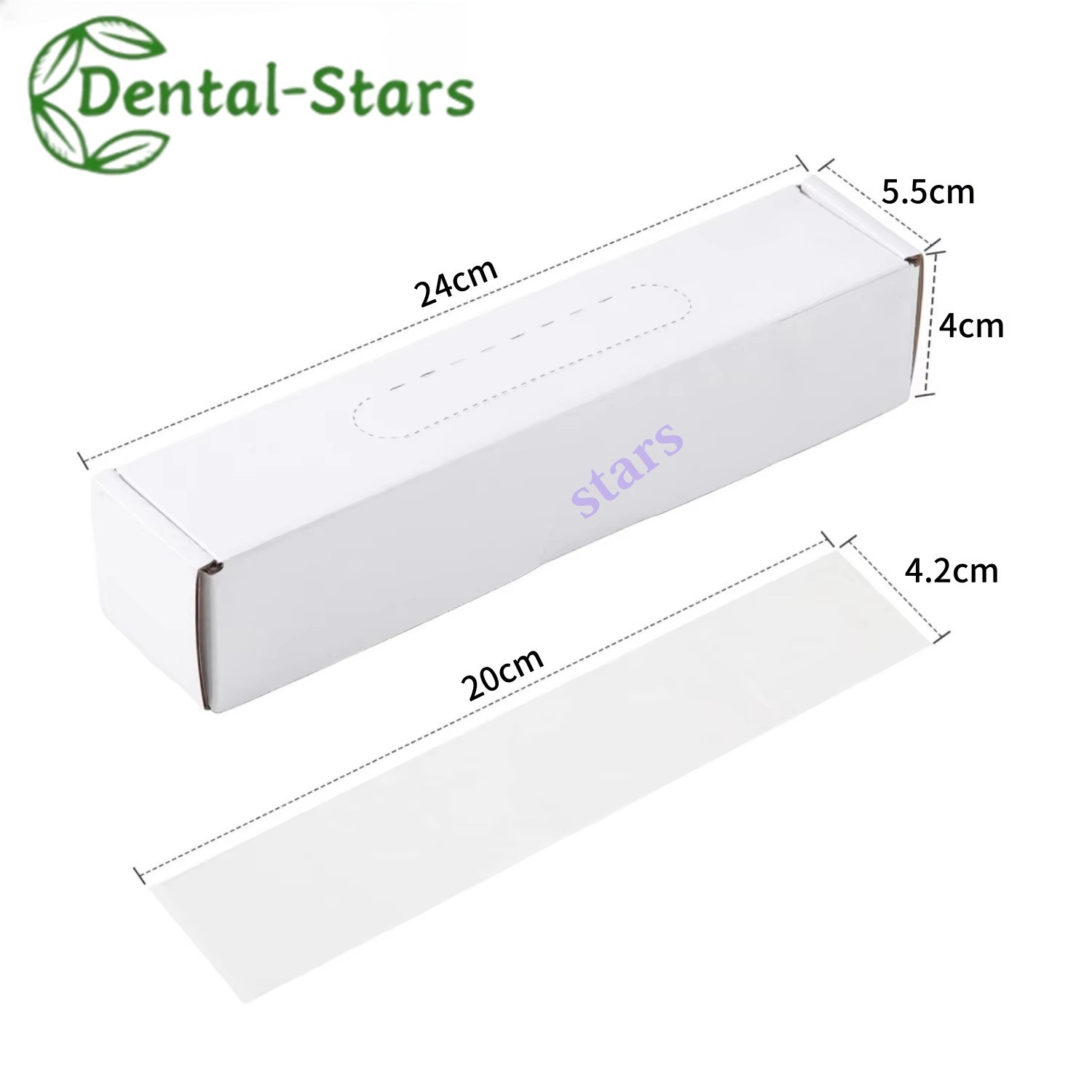 500Pcs Disposable Dental Digital X Ray sensor sleeves Protective Film 4.5 x 20cm