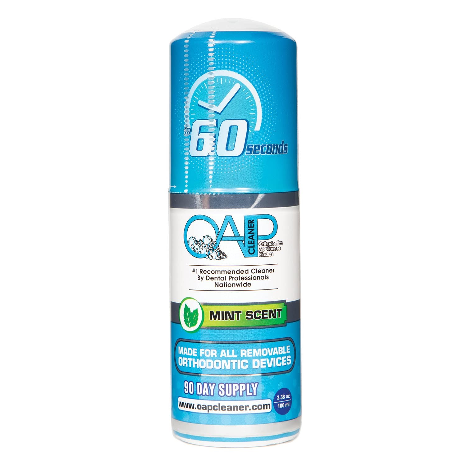 OAP Cleaner – Cleans and Sterilizes Removable 3.8 Fl Oz (Pack of 1), Clear