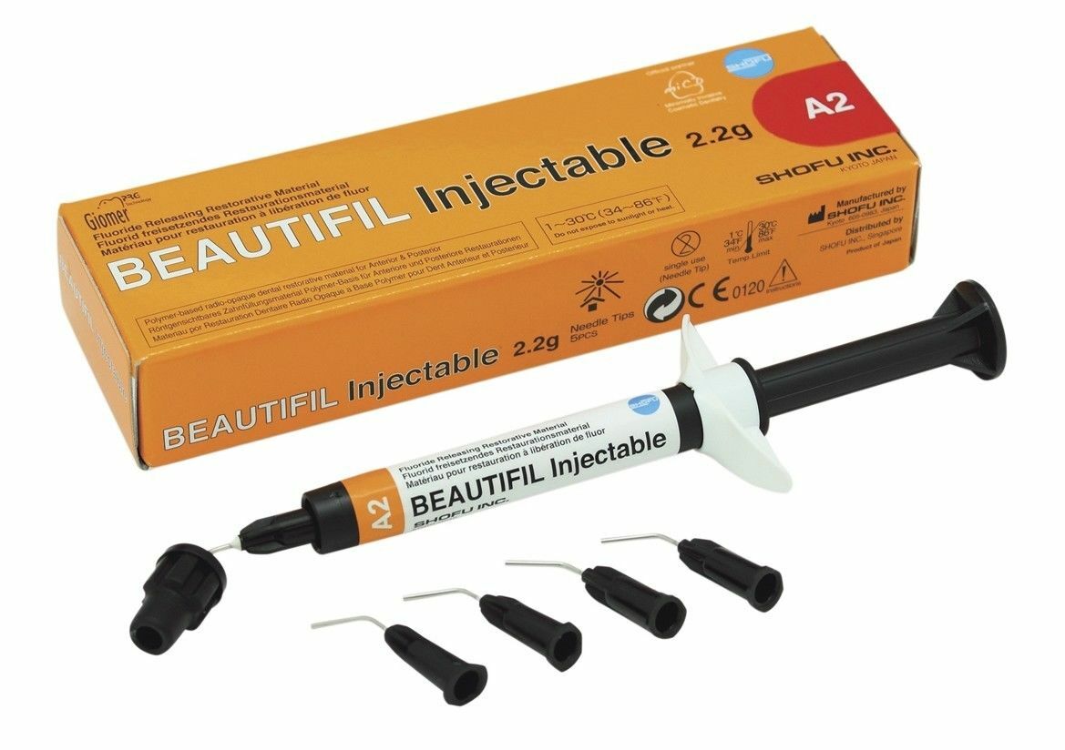 PACK OF 3 SHOFU BEAUTIFIL INJECTABLE 2.2 GM FREE SHIPING A1 A2 A3