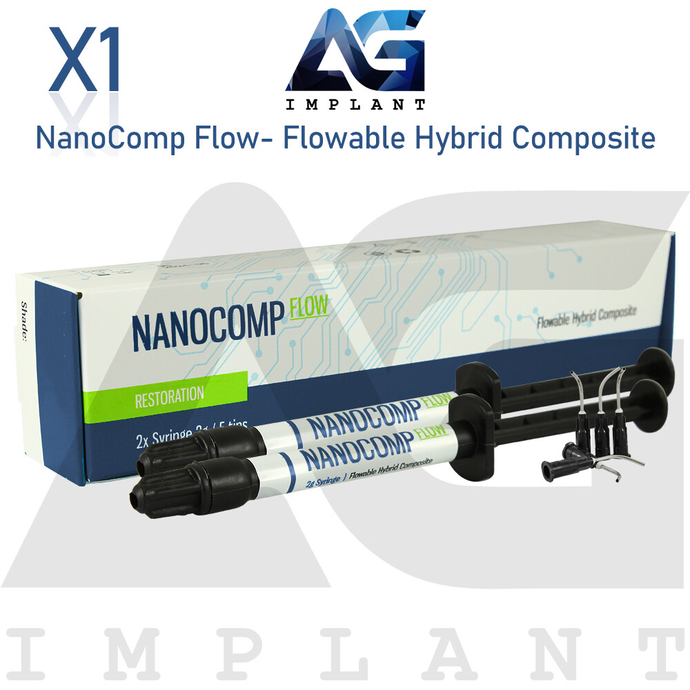 NanoComp Flowable Hybrid Comp0site Restoration 2g Light Cured Filling