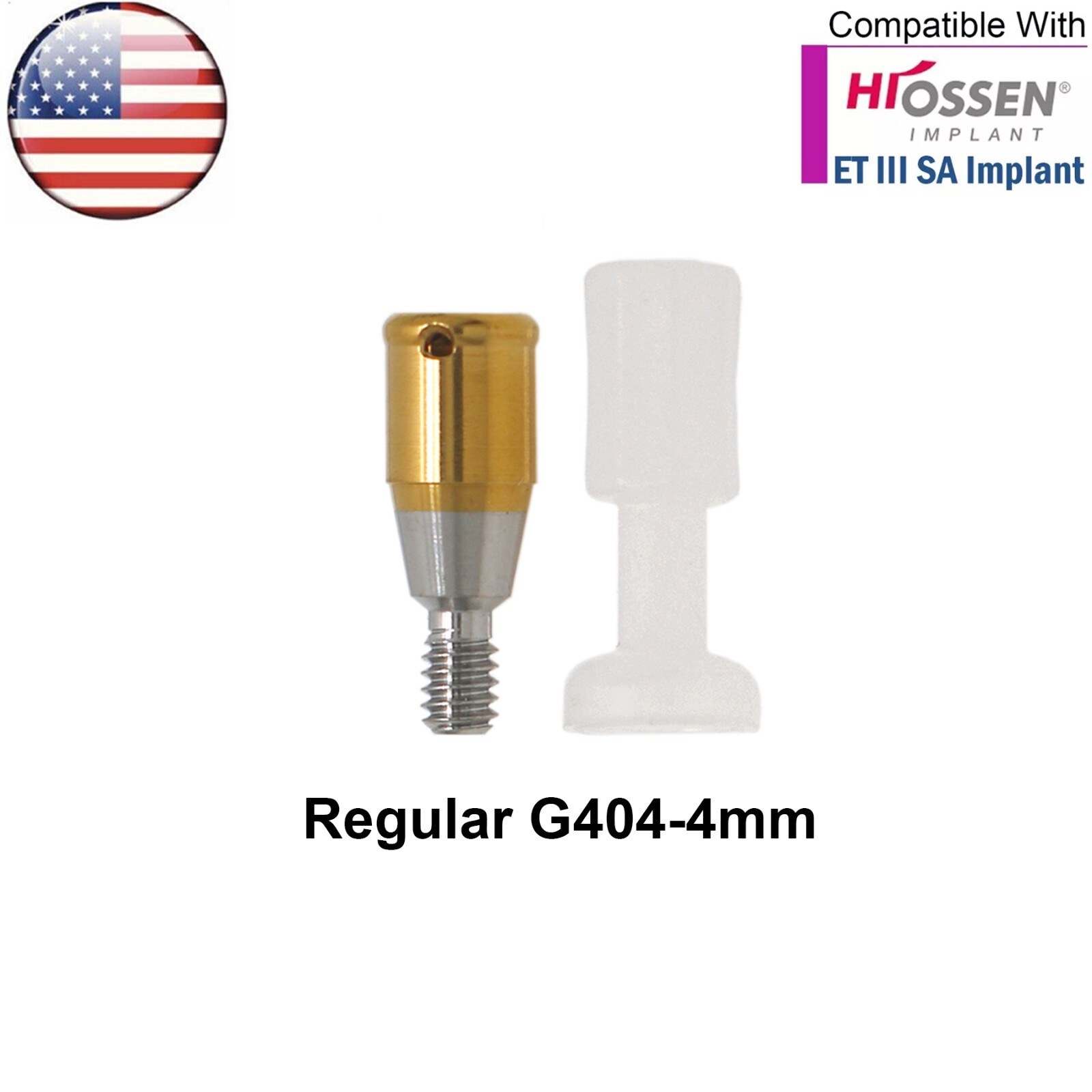 US Dental Locator Regular Abutment Attachment fits Hiossen Osstem ET Implant Sys