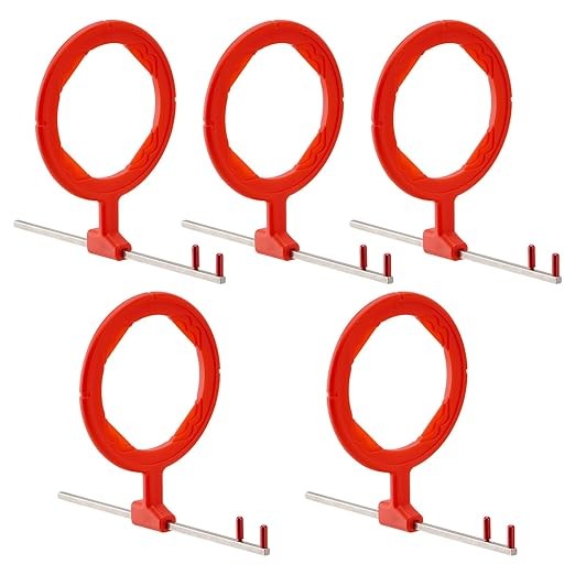 10pcs Dental X-Ray Film Sensor Holder Dental Film Holder (5PCS Ring+Arms)