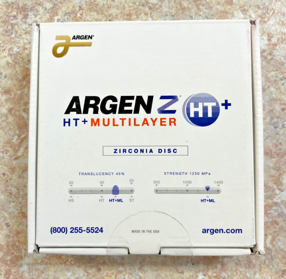 Dental Zirconia, Argen Z HT+ Multilayer, 14mm, OM1, OM3, A1, B2