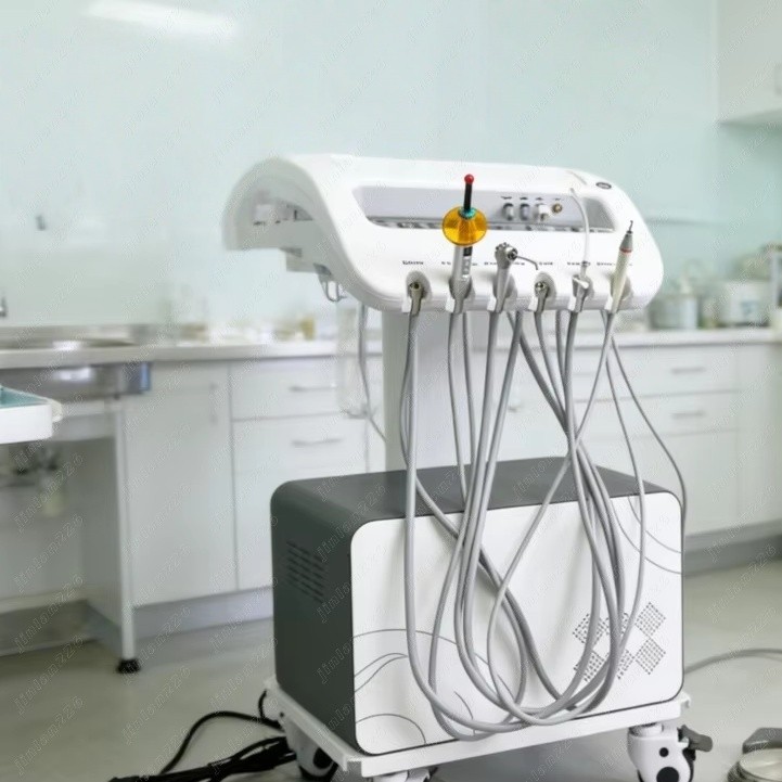 Veterinary Dental Pet Tooth Treatment Machine Vet Pet Dental Unit w/ Compressor