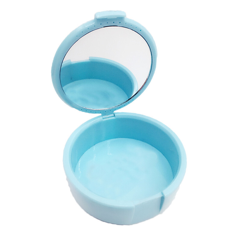 10pcs Denture Case Retainer Storage Aligner Box with Orthodonic Remover Chewies