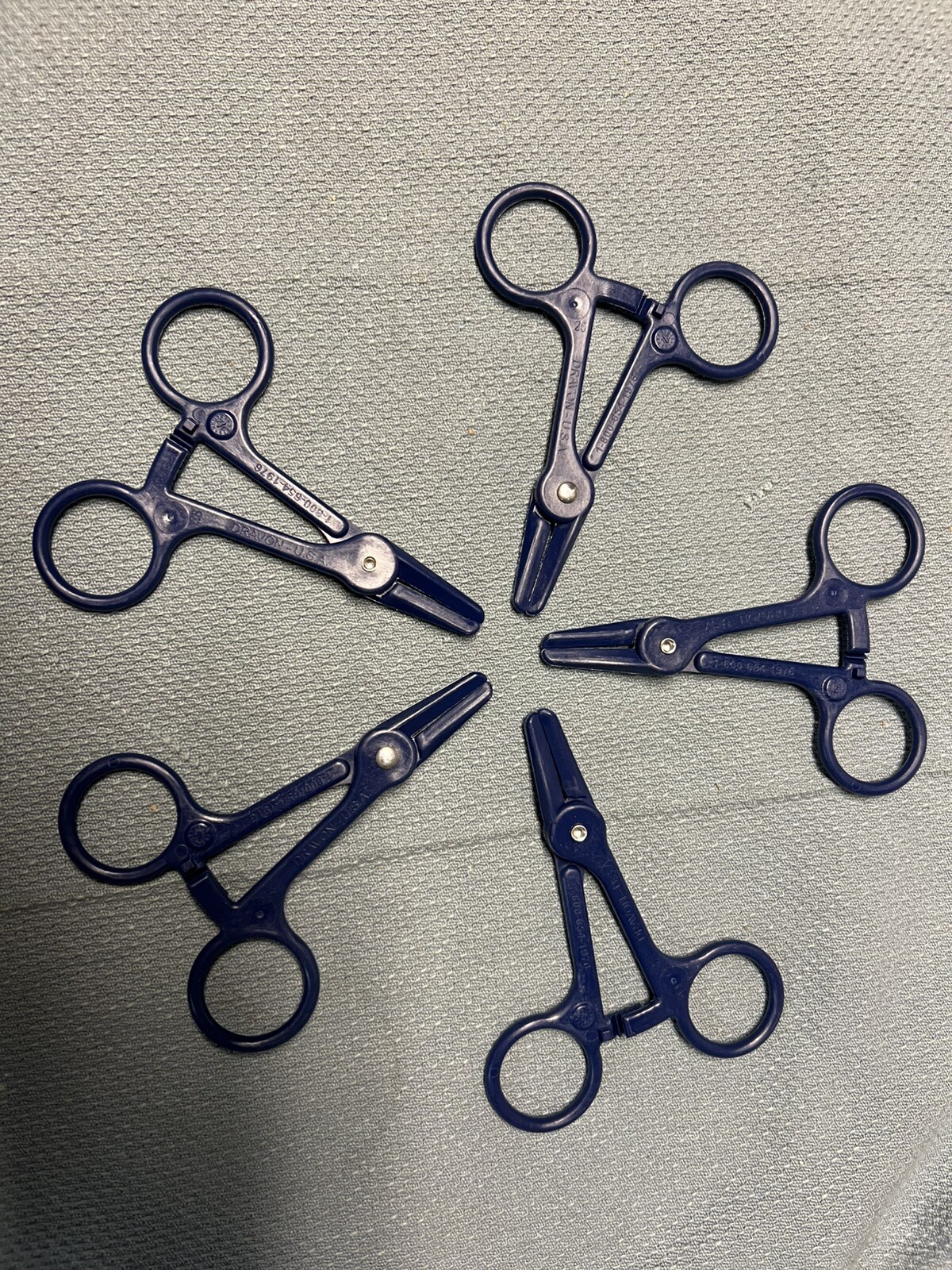 Dravon A-110 Plastic Occluding Tube Clamp (Hemostat) Lot Of 5 New Free Shipping