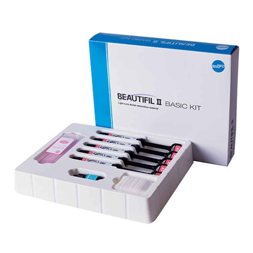 SHOFU BEAUTIFIL II Universal Nano Hybrid Composite Kit 5x4g Syr+ Bond 5 ML