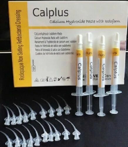 Prevest DenPro Calcium Hydroxide Paste + Iodofrm Calplus Economy Pack 4x2gm.