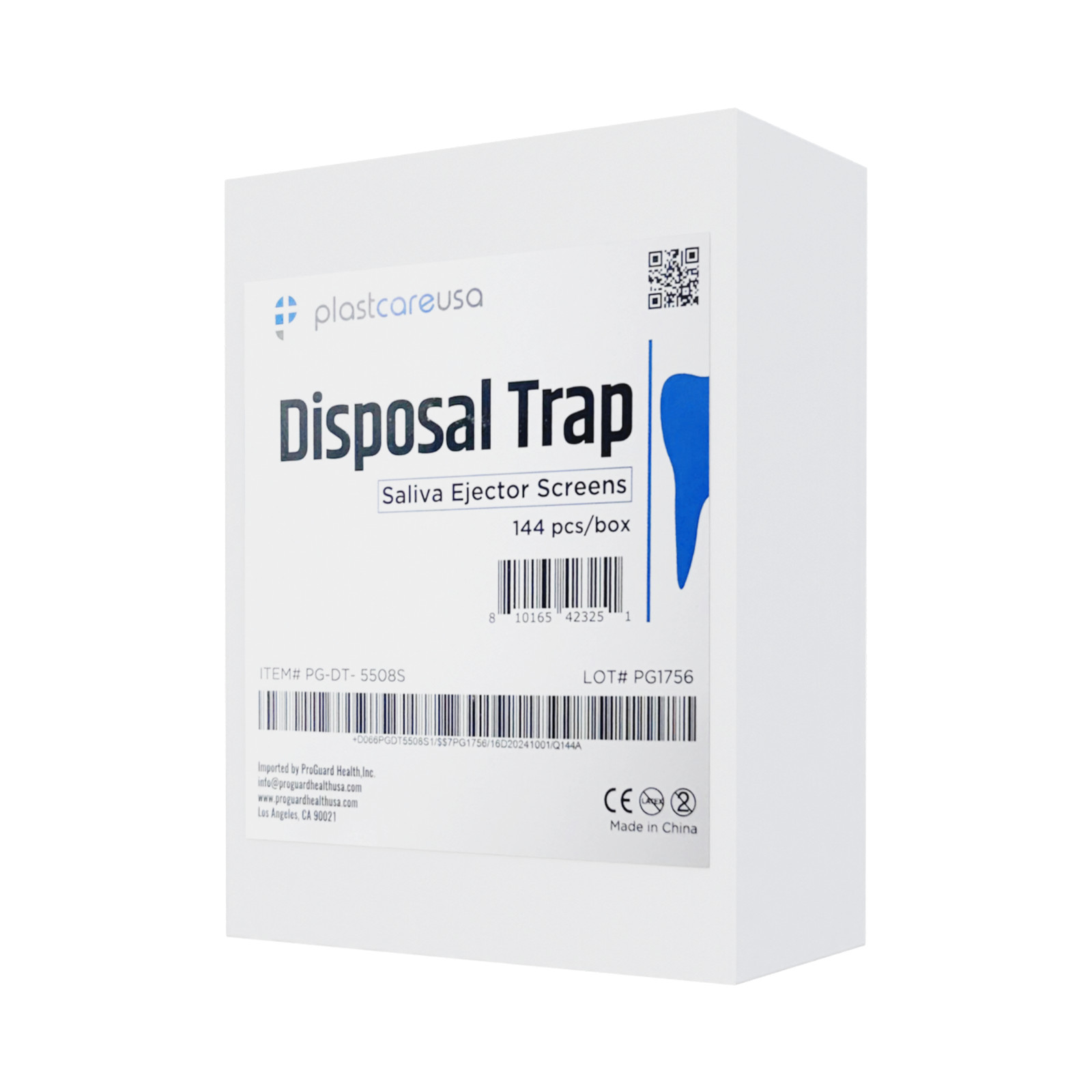 5508-S Disposable Saliva Ejector Traps (Box of 144) Dental Suction Screens