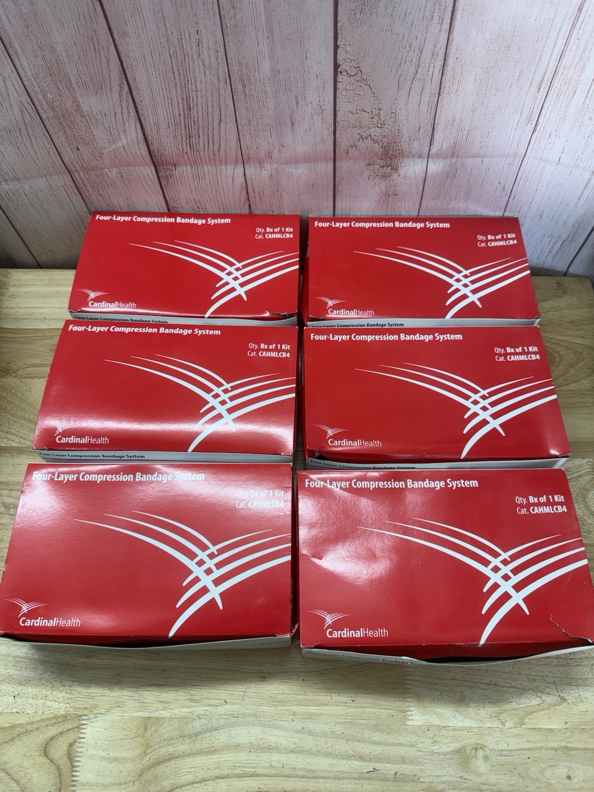 LOT 6X – Cardinal Health Four-Layer Compression Bandage System CAHMLCB4 NIB