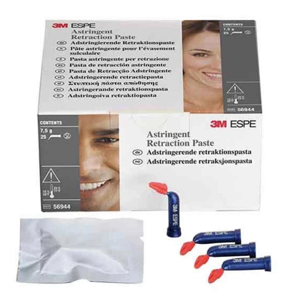 Astringent Gingival Retraction capsules refill pack of 25 Cap Fresh Stock 2027