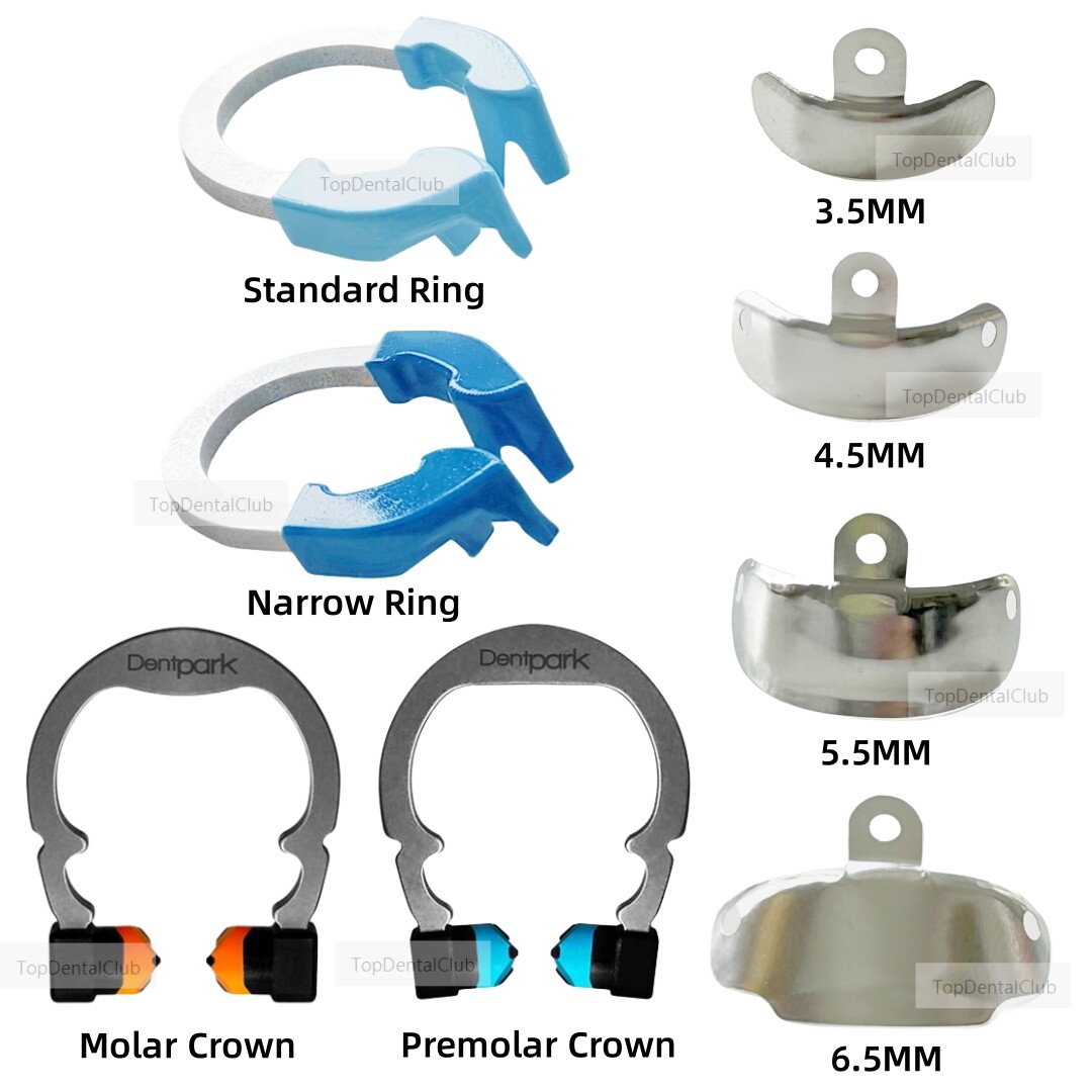 Dental Matrix Bands Ring Sectional Matrice Clamp Fit Garrison Palodent V3 System
