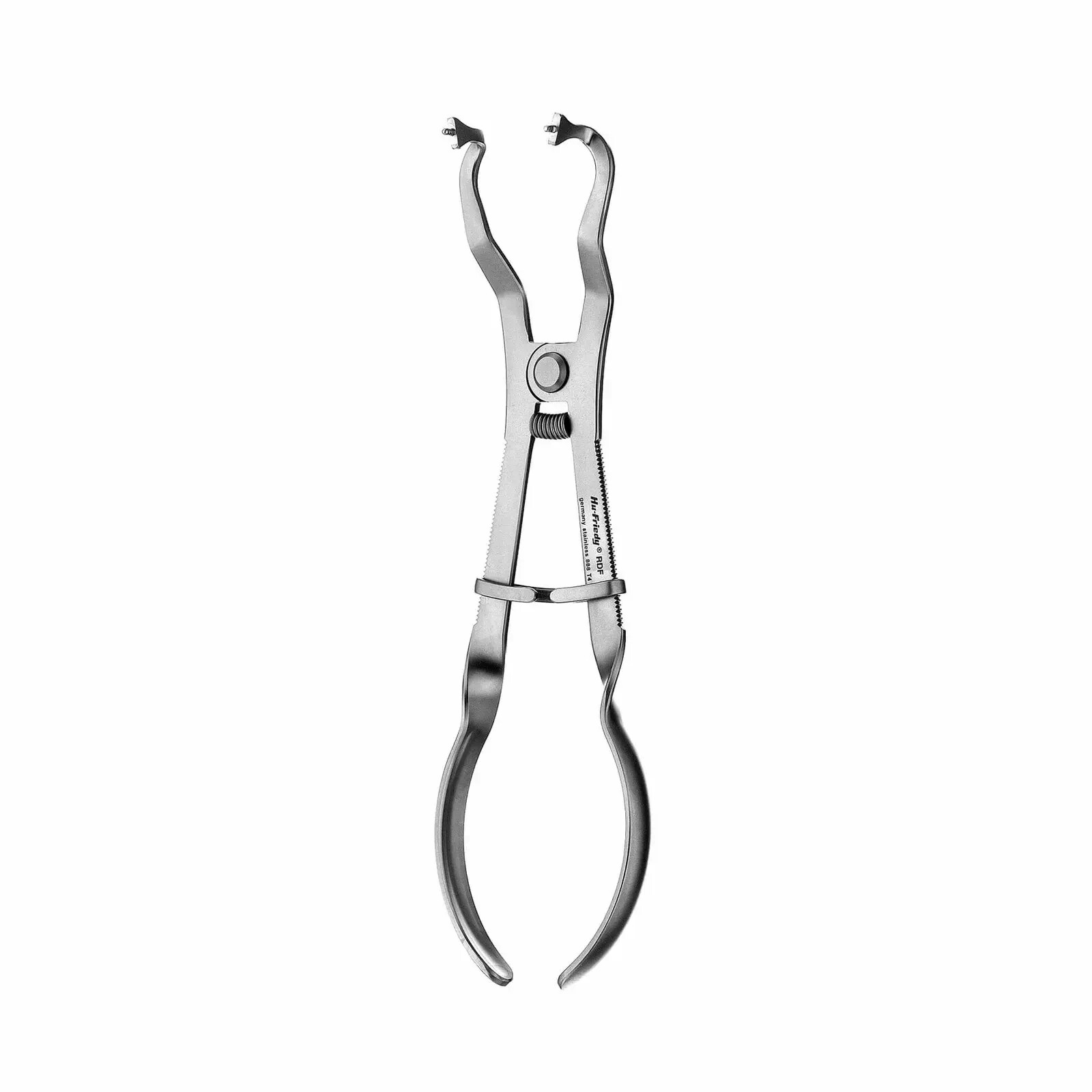 Hu-Friedy RDF Dental Rubber Dam Clamp Forceps 17cm (6 1/2″) (Ivory type)